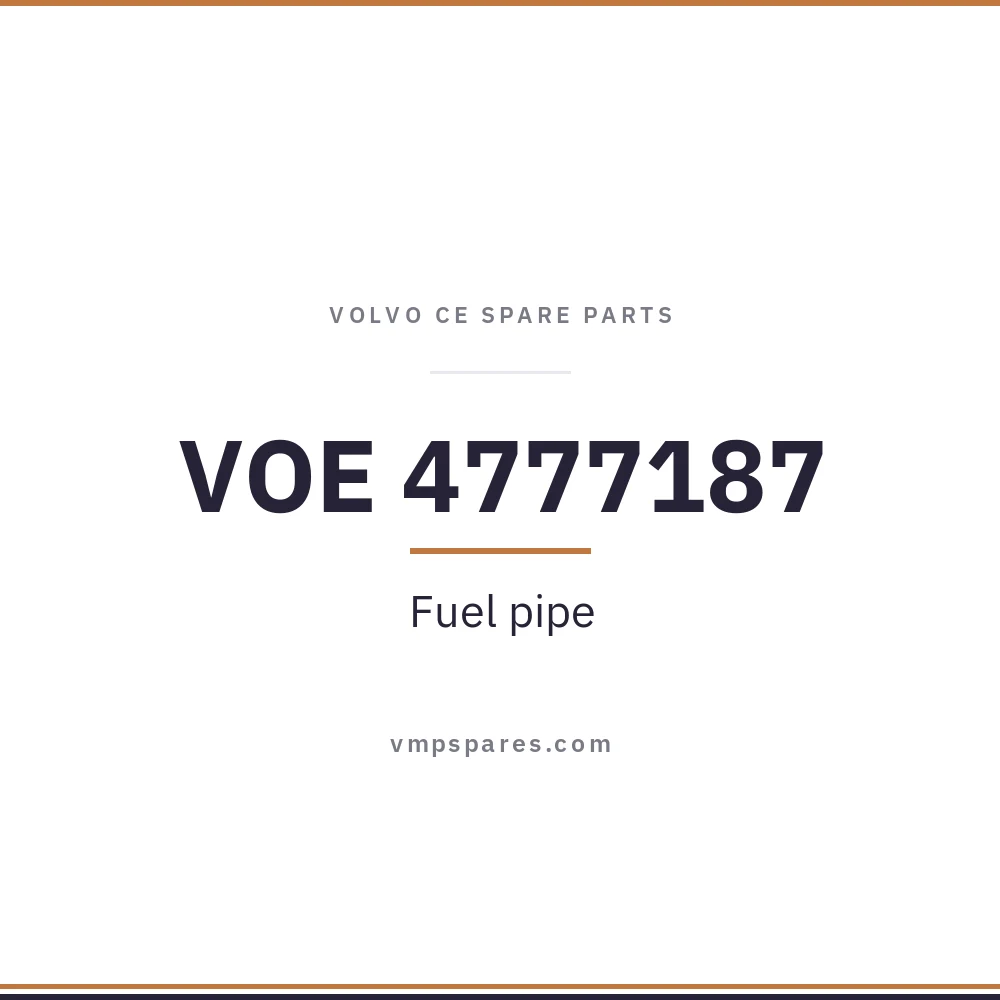 VOE 4777187 – Fuel pipe