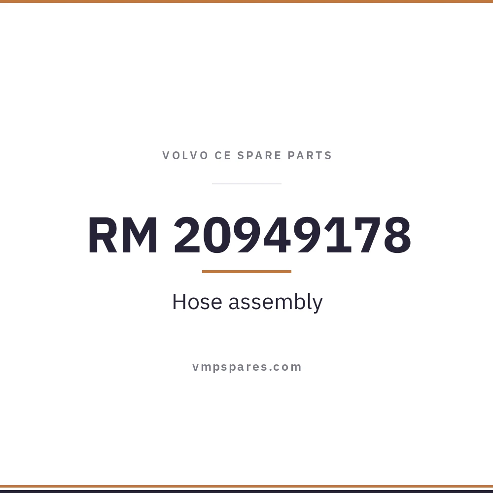 RM 20949178 – Hose assembly