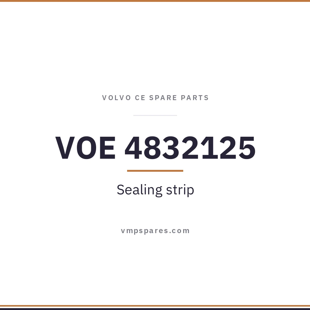 VOE 4832125 – Sealing strip