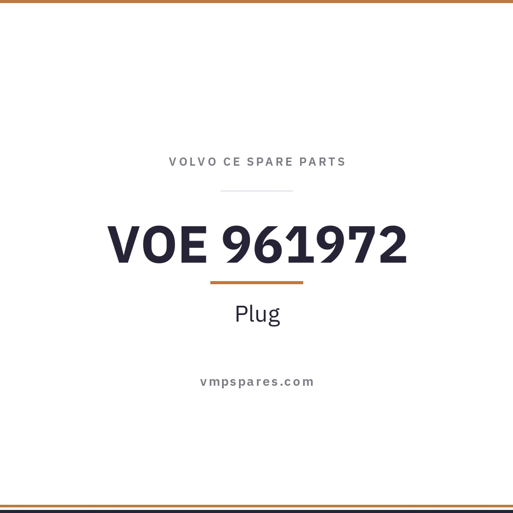 VOE 961972 – Plug