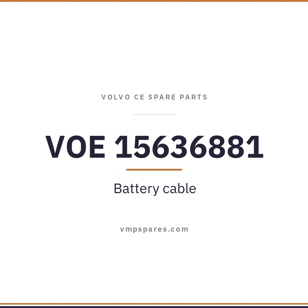 VOE 15636881 – Battery cable