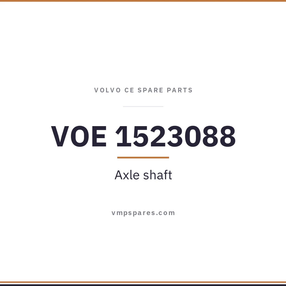 VOE 1523088 – Axle shaft