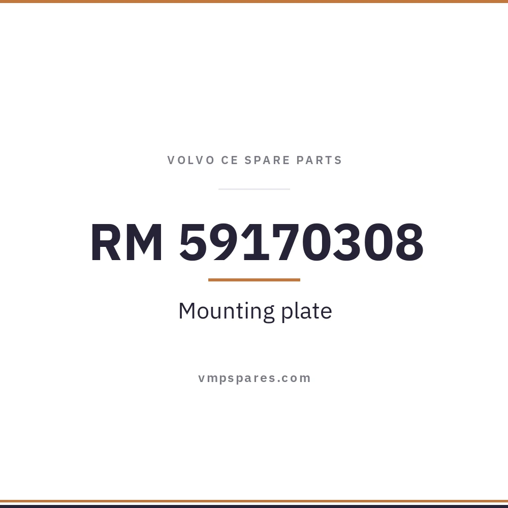 RM 59170308 – Mounting plate