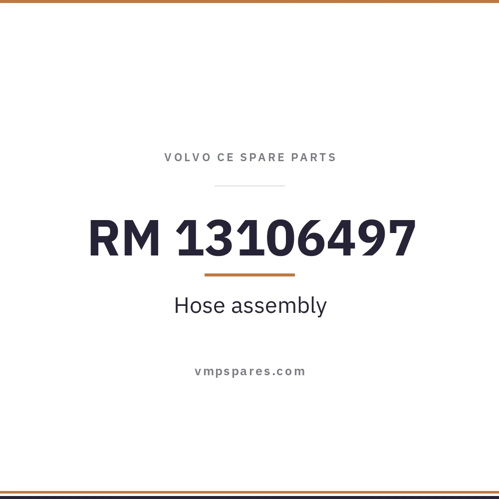 RM 13106497 – Hose assembly