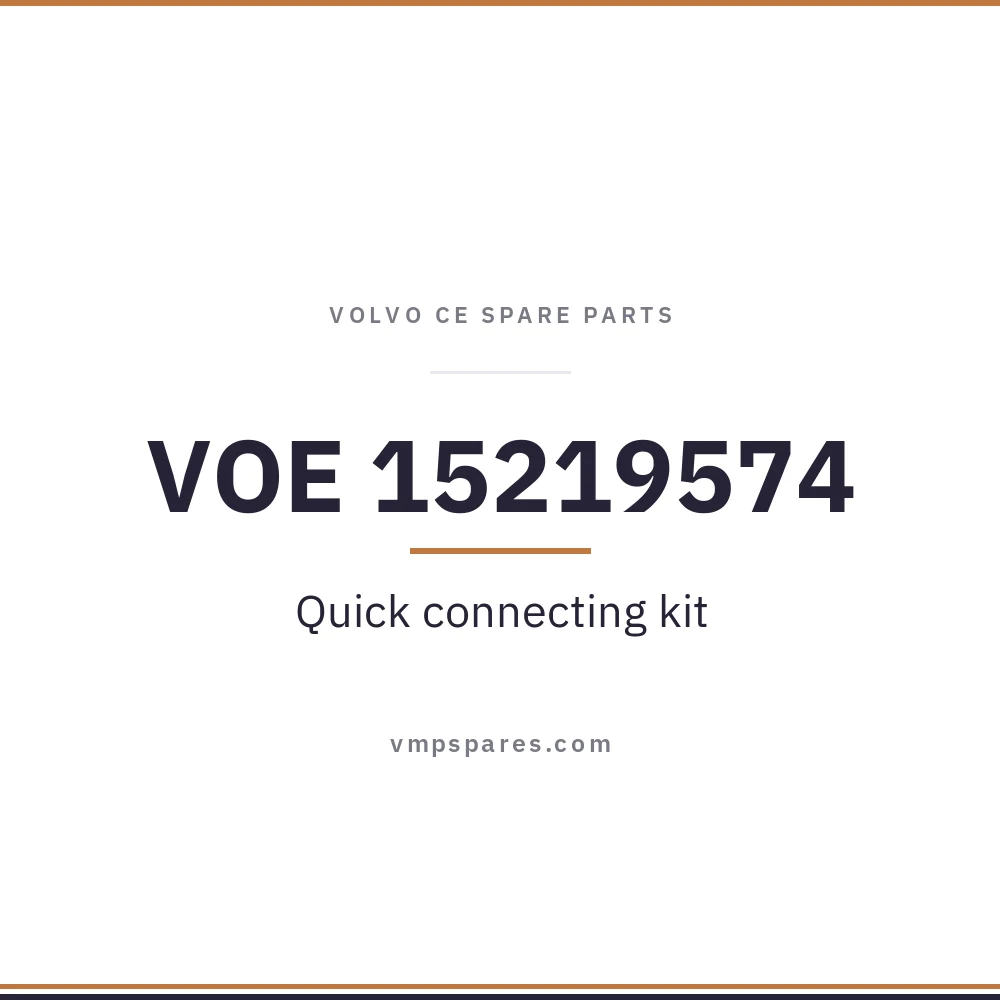 VOE 15219574 – Quick connecting kit