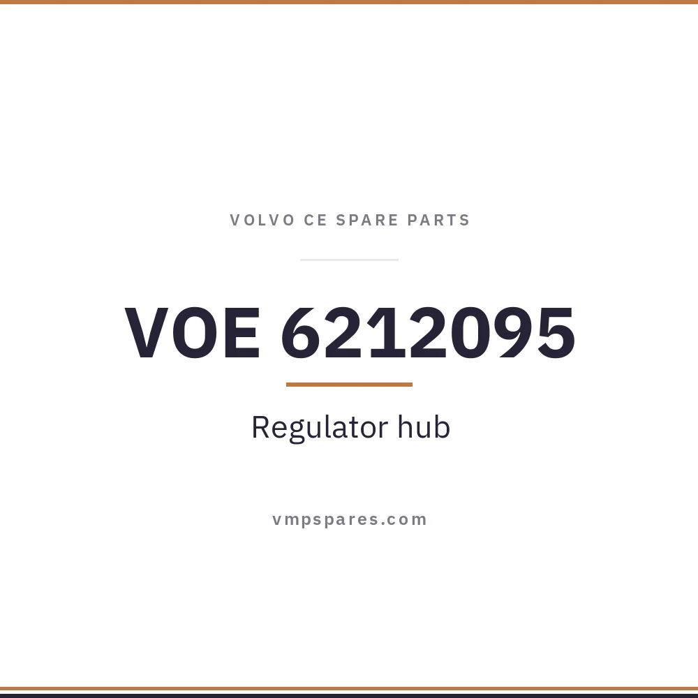VOE 6212095 – Regulator hub