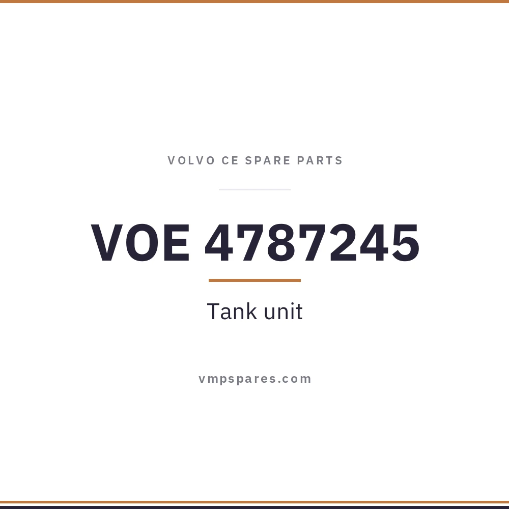 VOE 4787245 – Tank unit