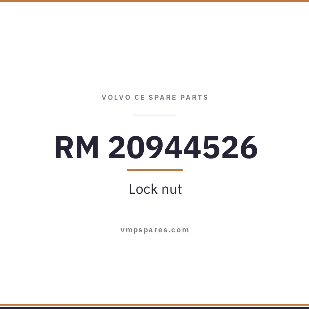 RM 20944526 – Lock nut