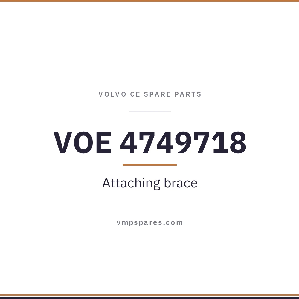 VOE 4749718 – Attaching brace