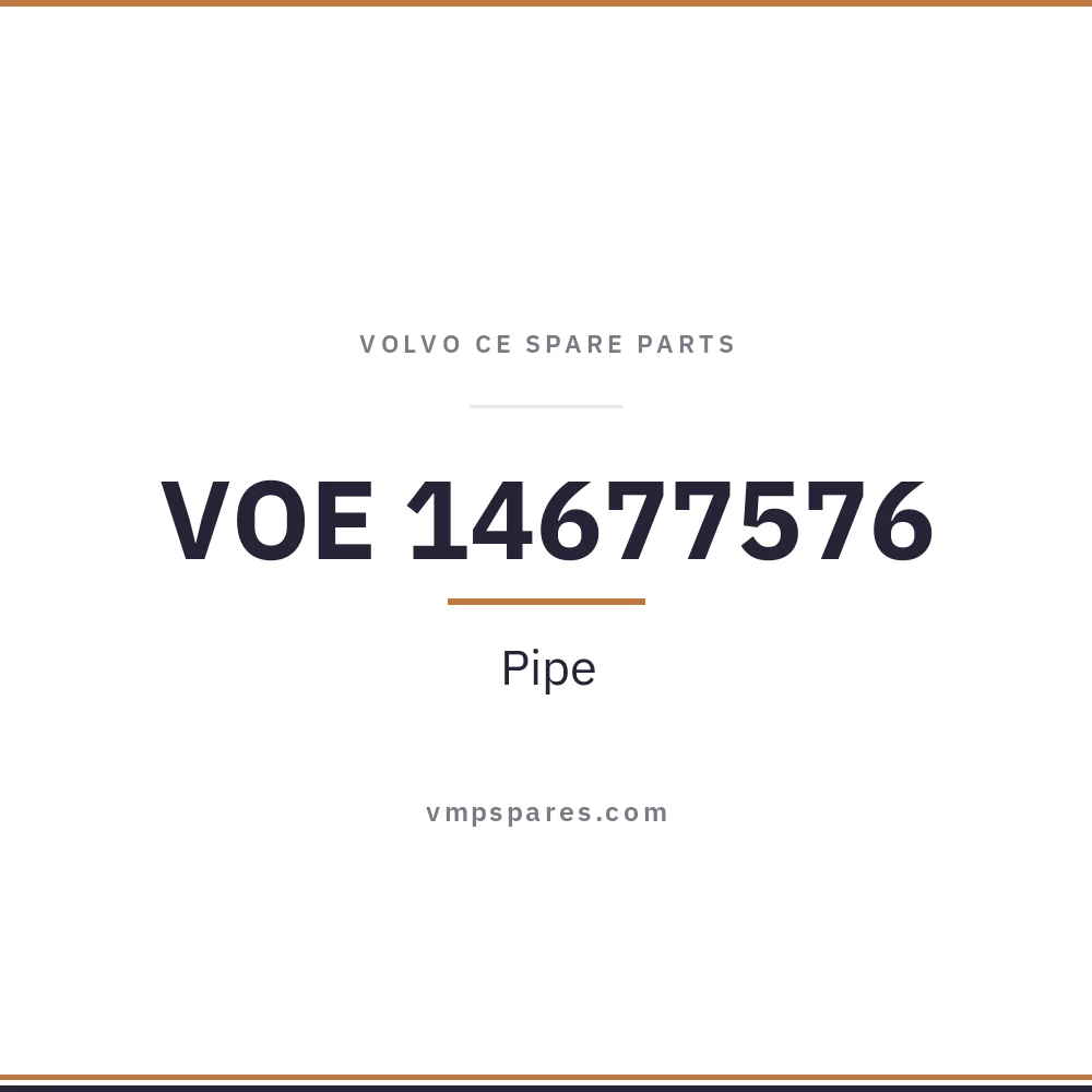 VOE 14677576 – Pipe