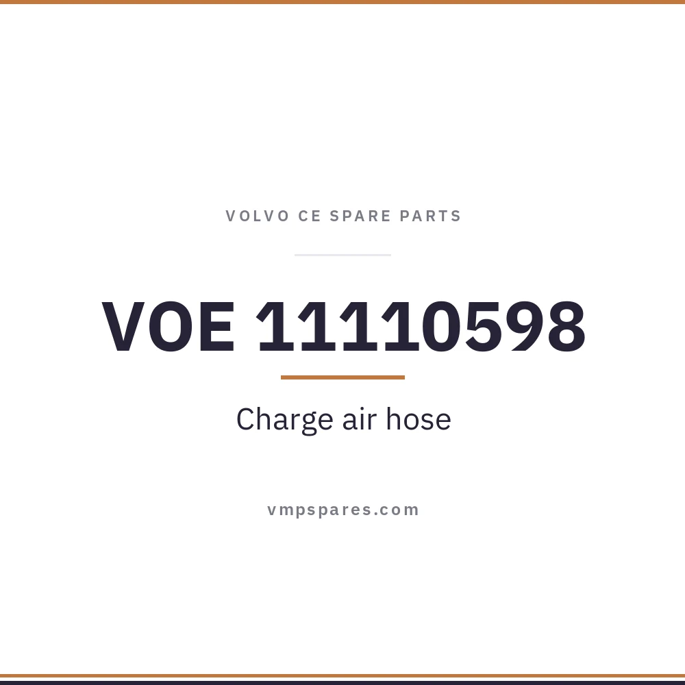 VOE 11110598 – Charge air hose