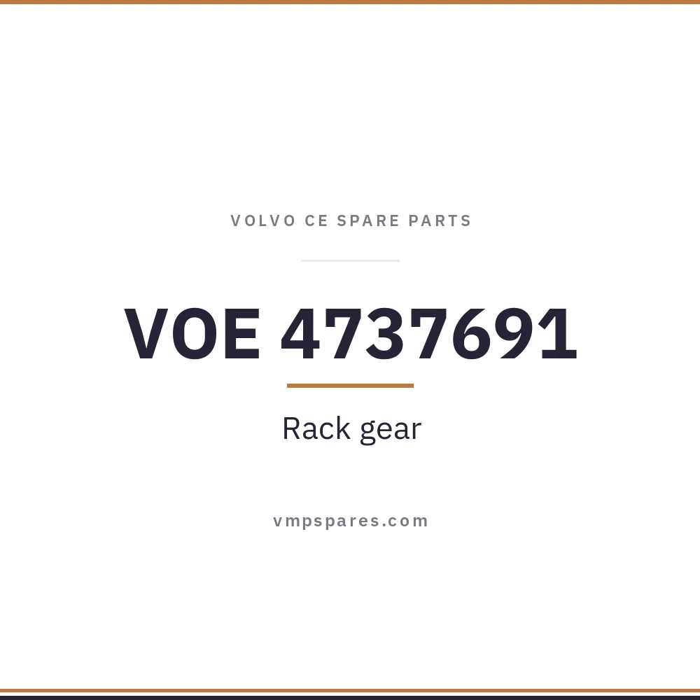 VOE 4737691 – Rack gear