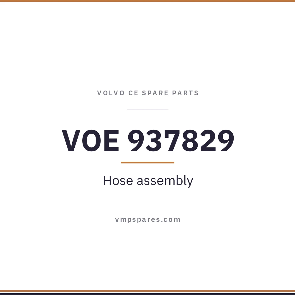 VOE 937829 – Hose assembly