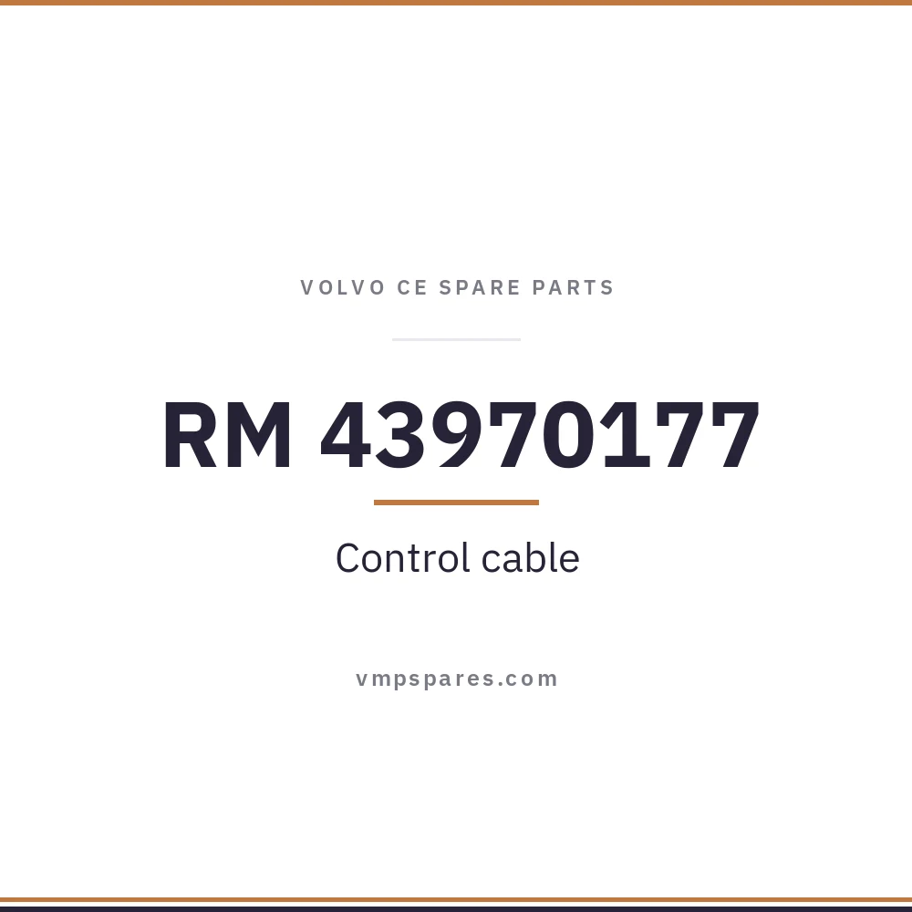 RM 43970177 – Control cable