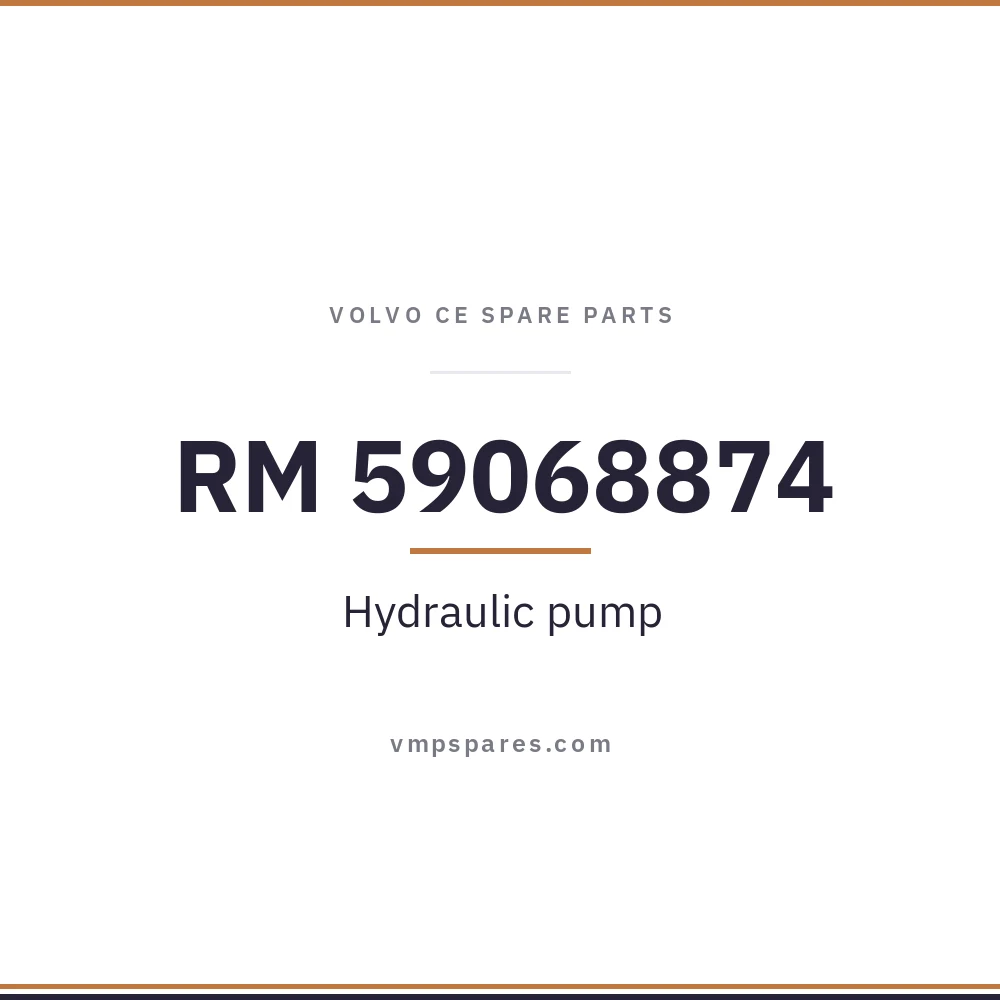 RM 59068874 – Hydraulic pump