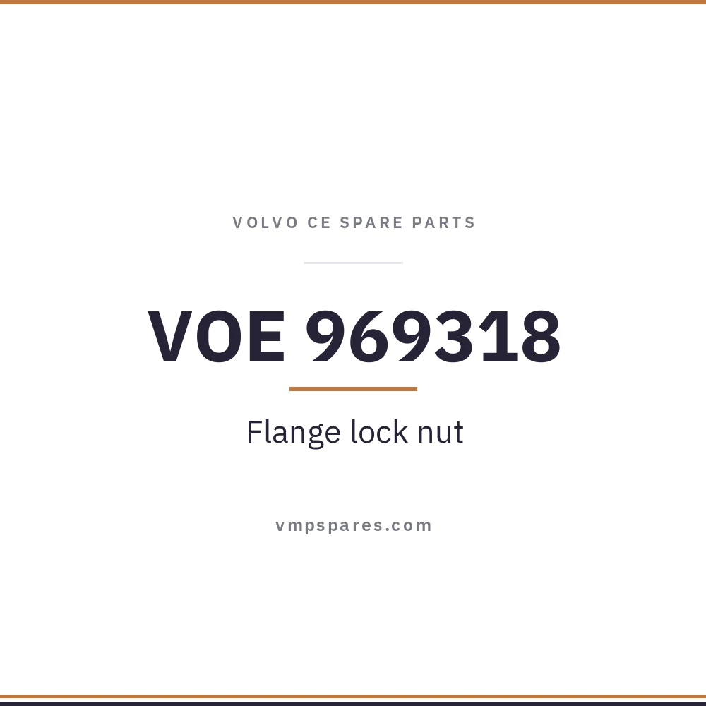 VOE 969318 – Flange lock nut