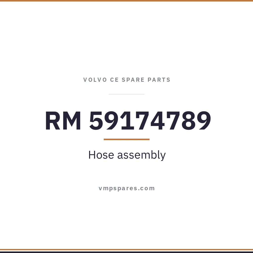 RM 59174789 – Hose assembly