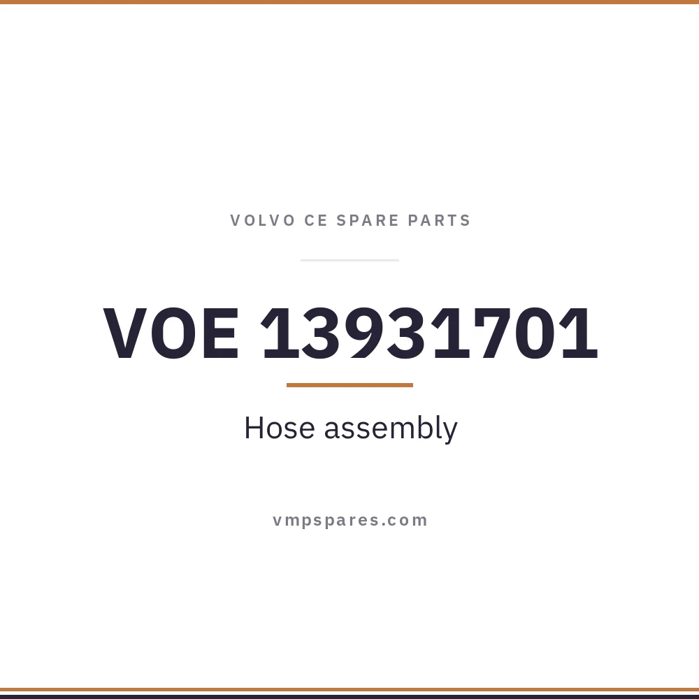 VOE 13931701 – Hose assembly