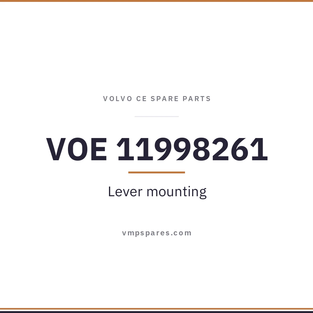 VOE 11998261 – Lever mounting