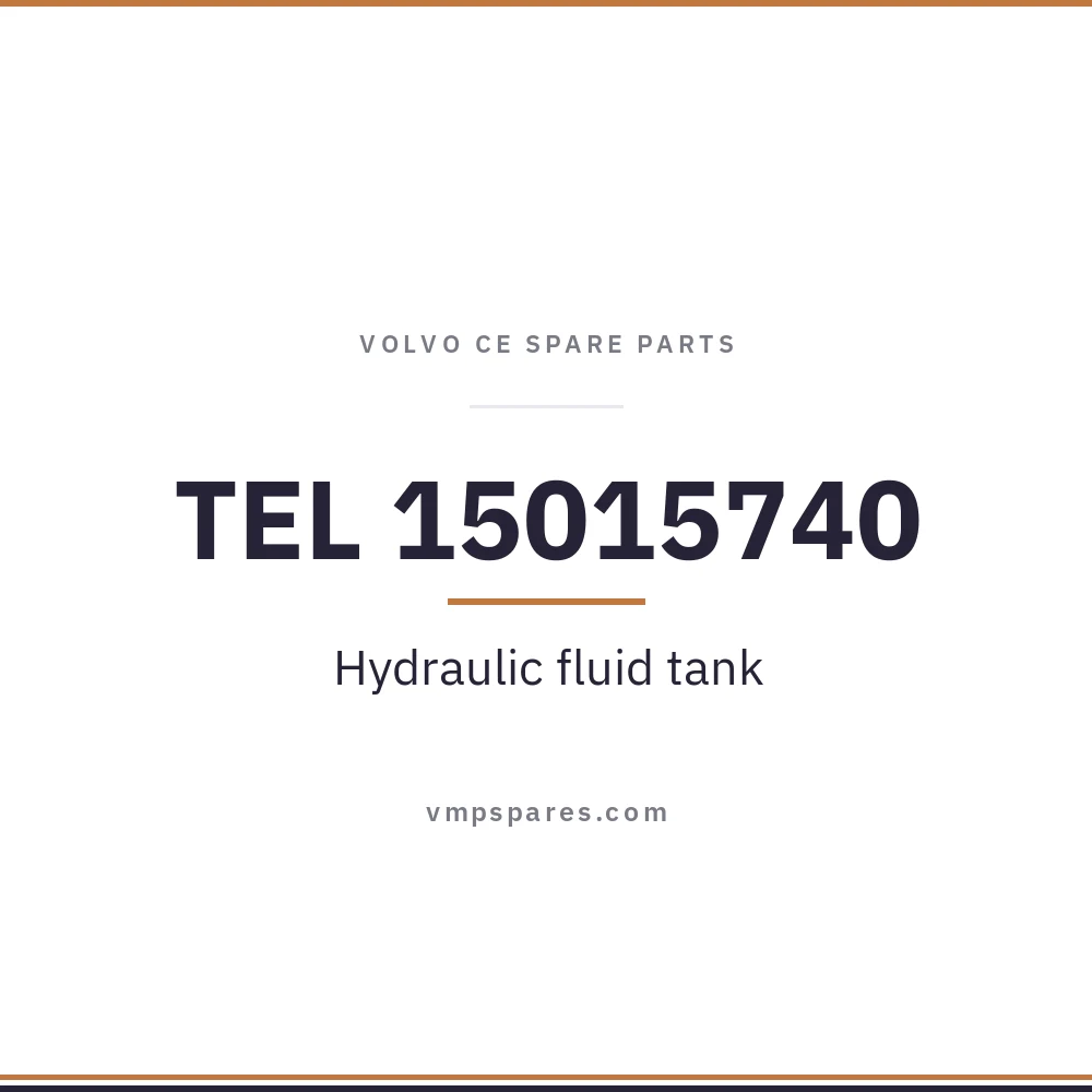 TEL 15015740 – Hydraulic fluid tank