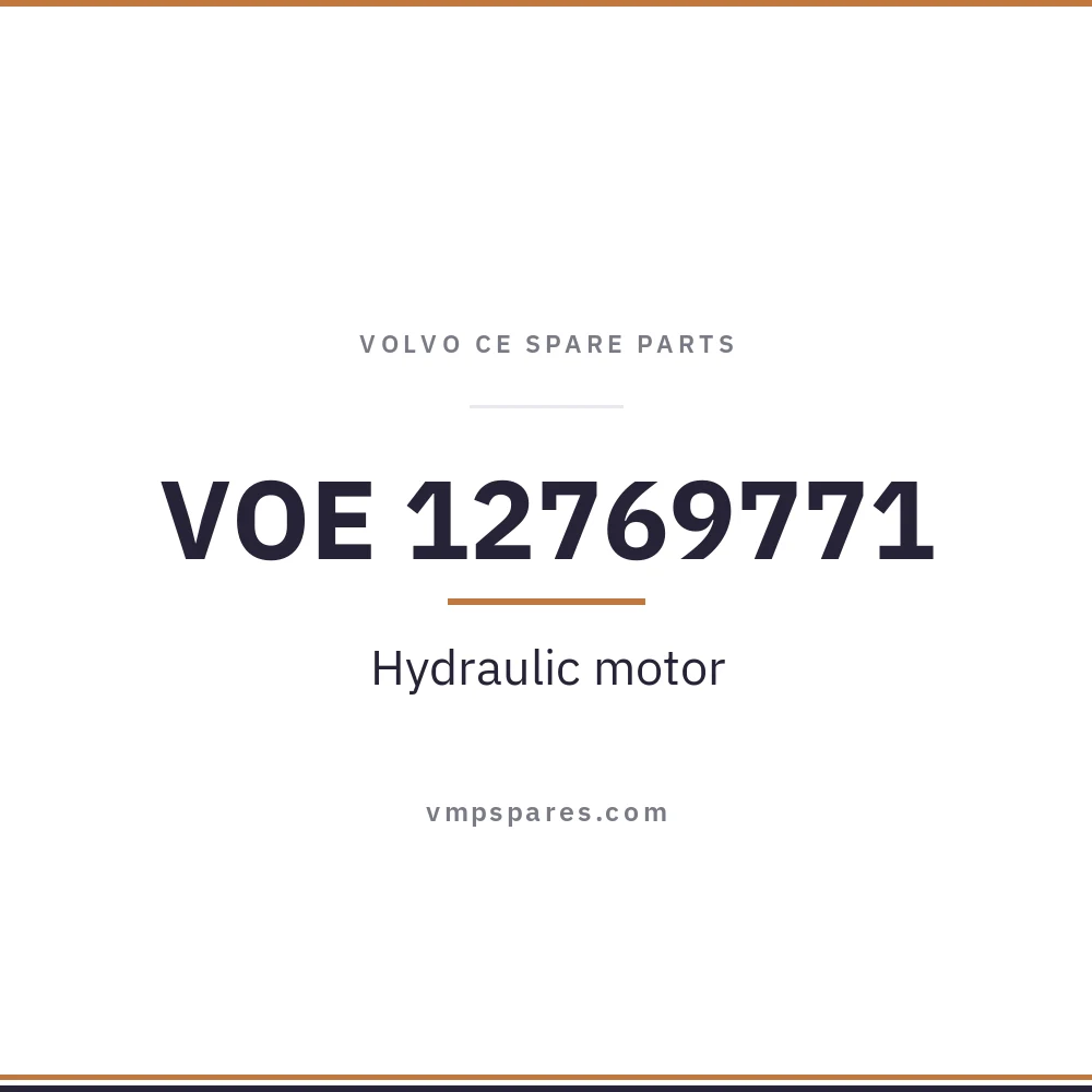 VOE 12769771 – Hydraulic motor