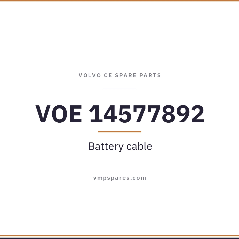 VOE 14577892 – Battery cable