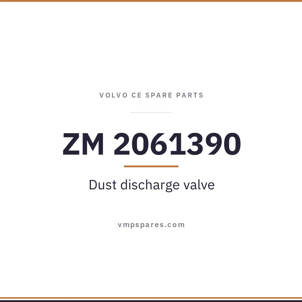 ZM 2061390 – Dust discharge valve