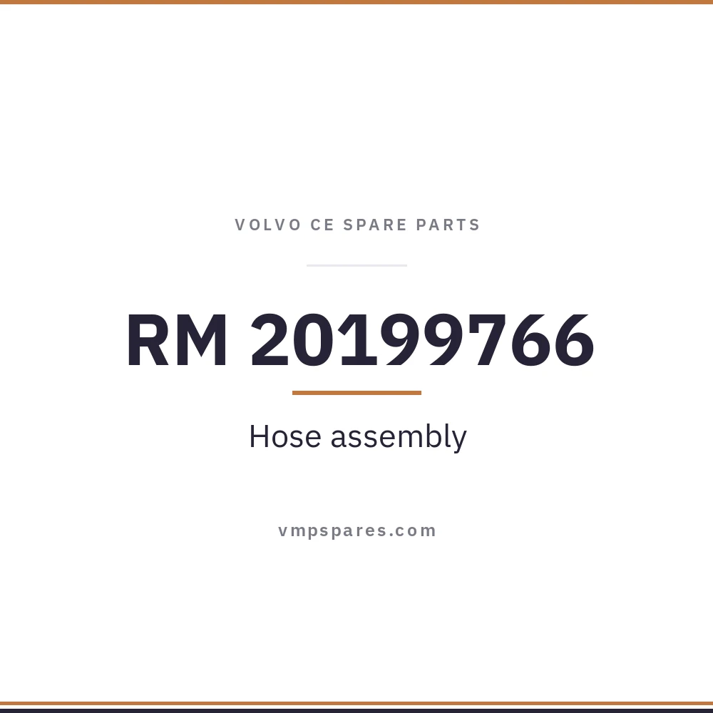RM 20199766 – Hose assembly