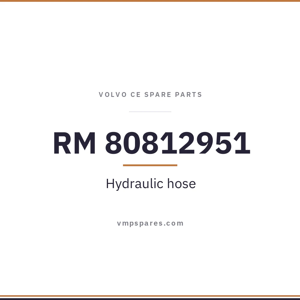 RM 80812951 – Hydraulic hose