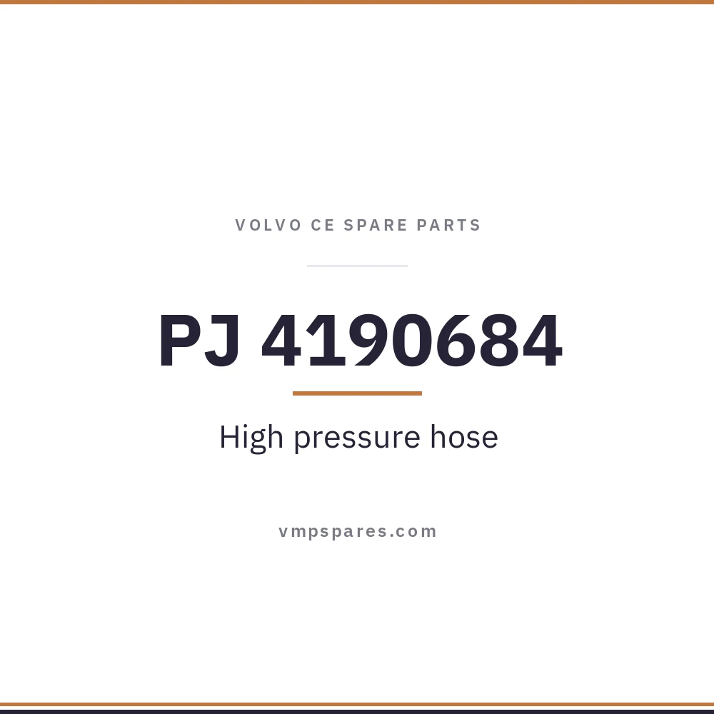PJ 4190684 – High pressure hose