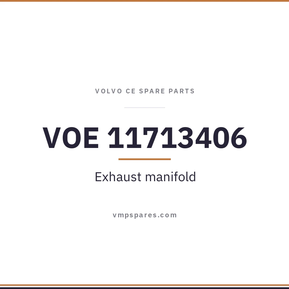 VOE 11713406 – Exhaust manifold