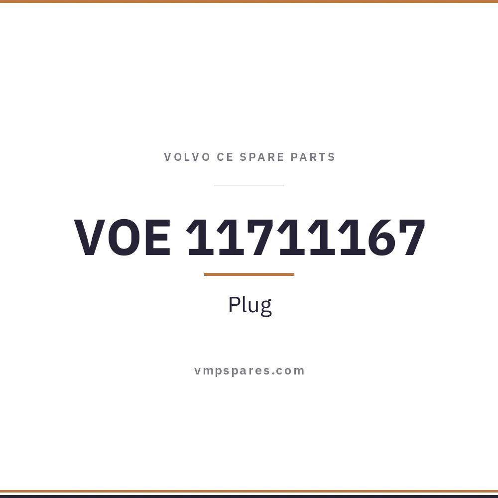 VOE 11711167 – Plug