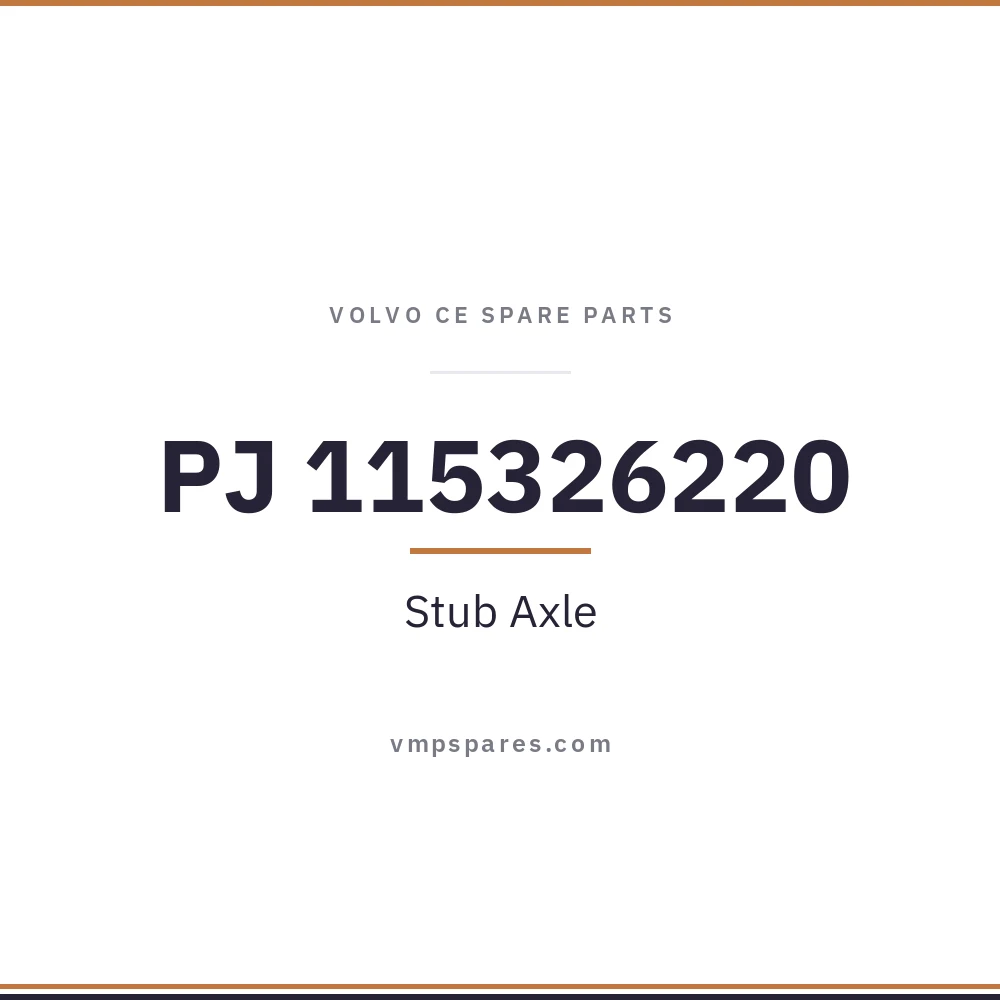 PJ 115326220 – Stub Axle
