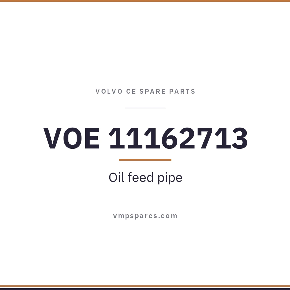 VOE 11162713 – Oil feed pipe