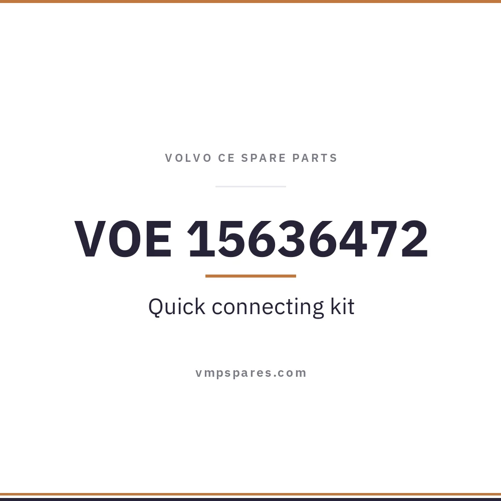 VOE 15636472 – Quick connecting kit