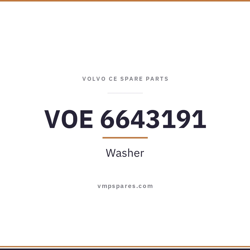 VOE 6643191 – Washer