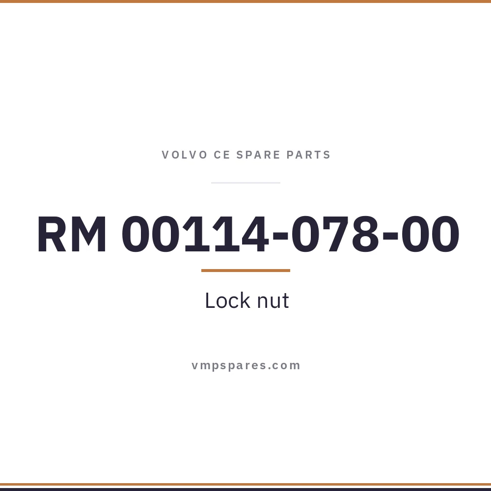 RM 00114-078-00 – Lock nut