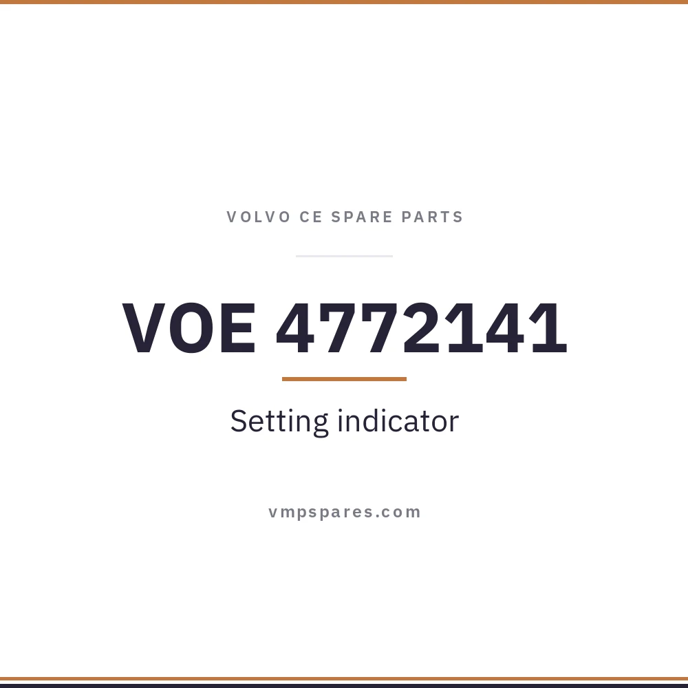 VOE 4772141 – Setting indicator