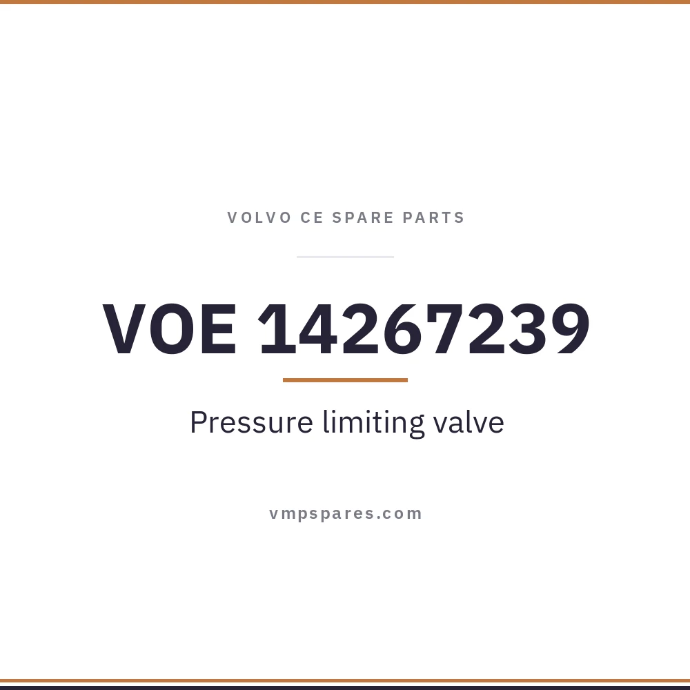 VOE 14267239 – Pressure limiting valve