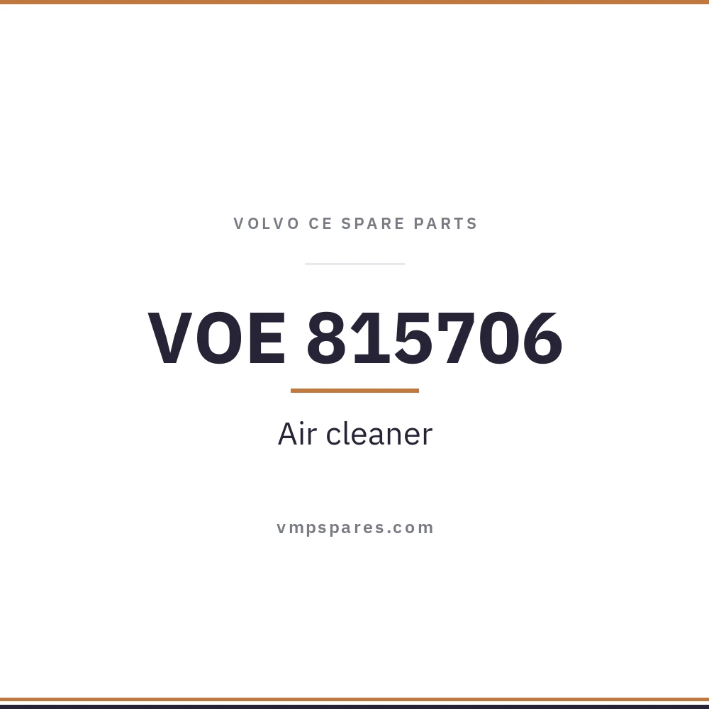 VOE 815706 – Air cleaner