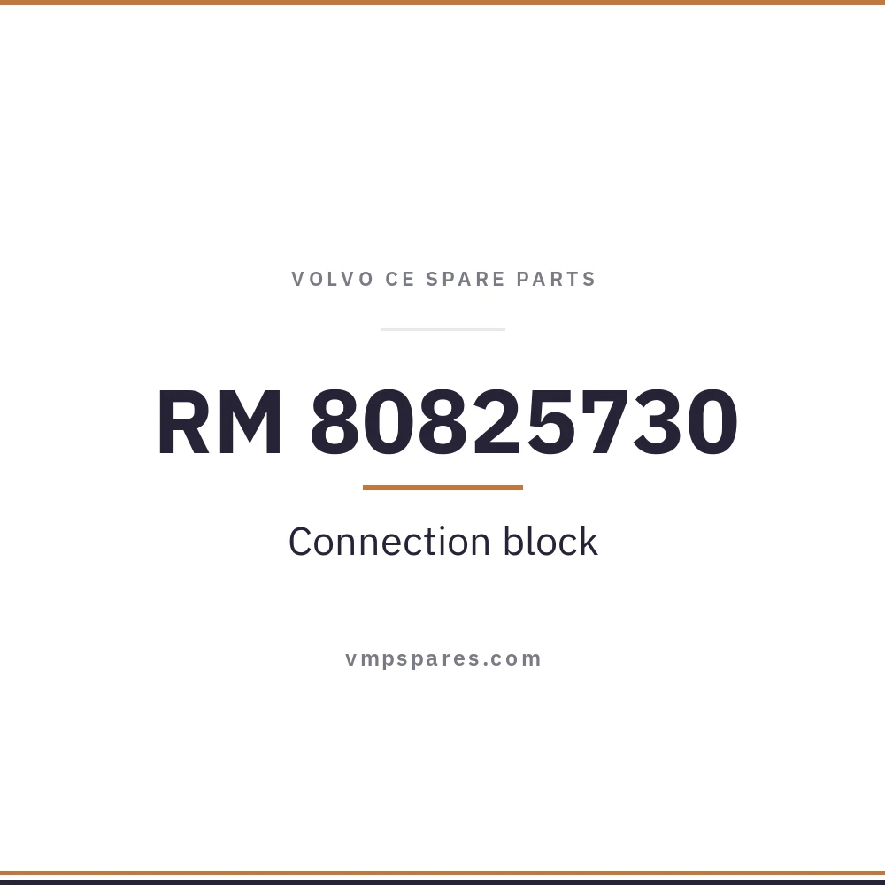 RM 80825730 – Connection block