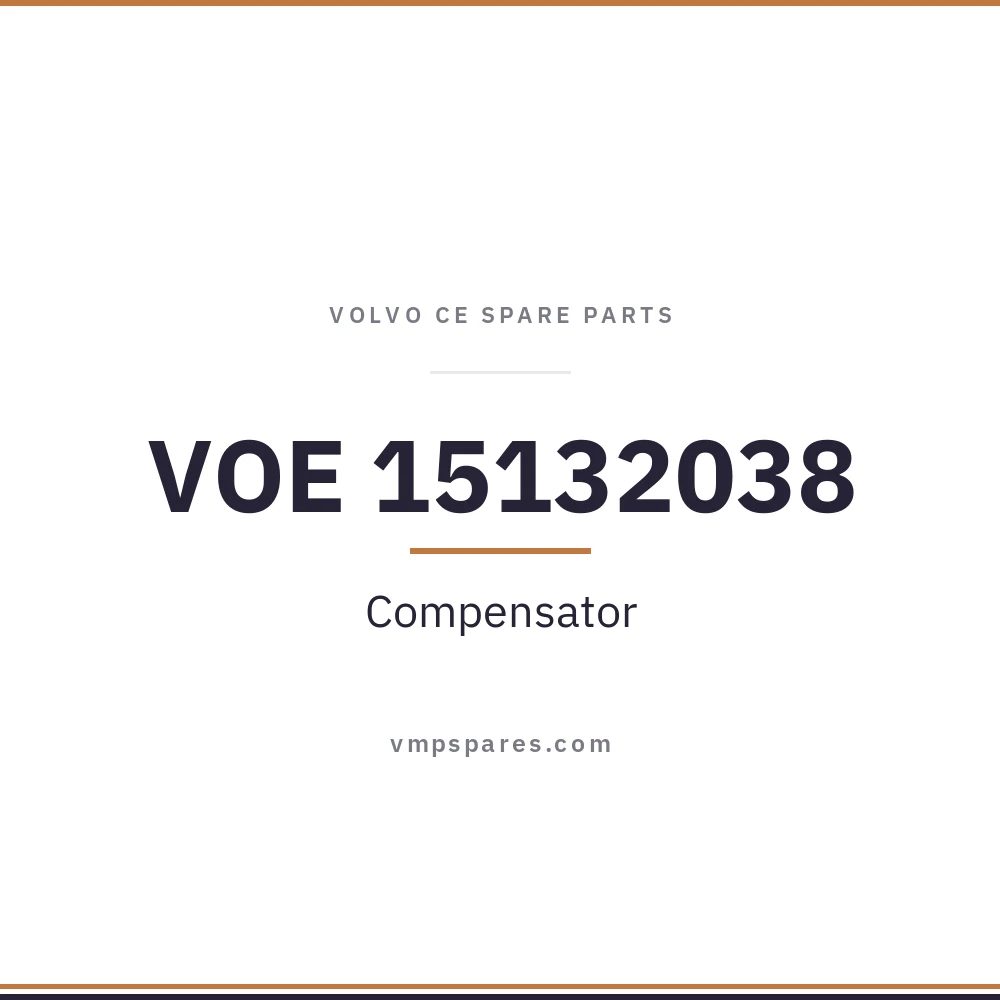 VOE 15132038 – Compensator