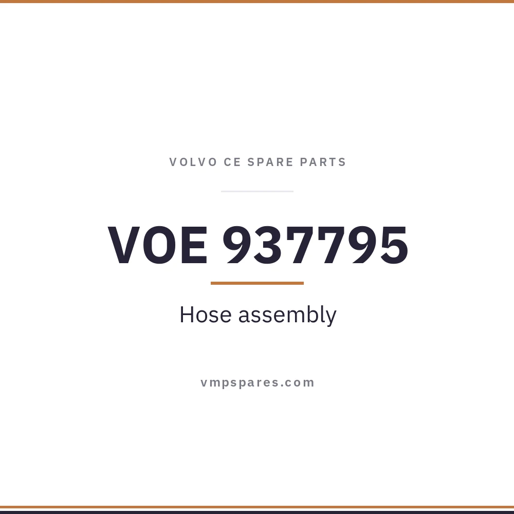 VOE 937795 – Hose assembly