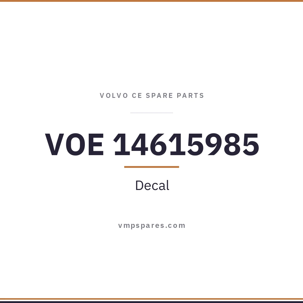 VOE 14615985 – Decal