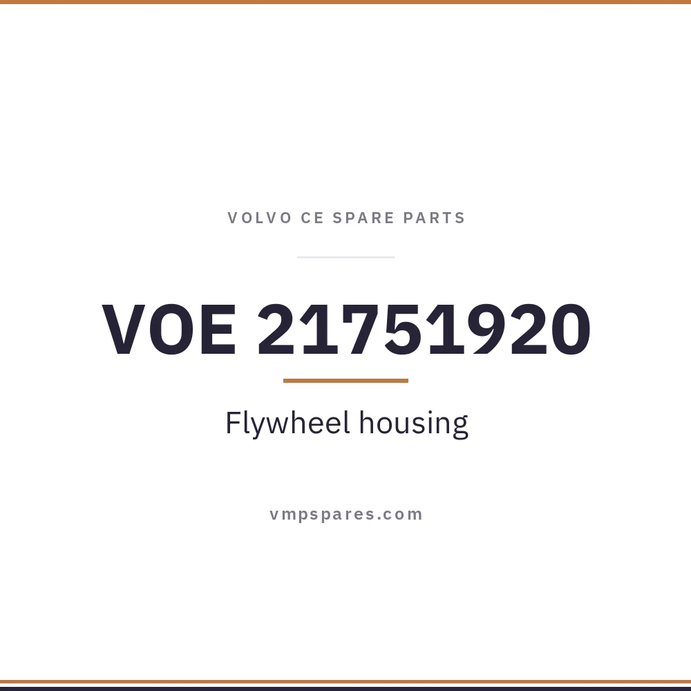 VOE 21751920 – Flywheel housing