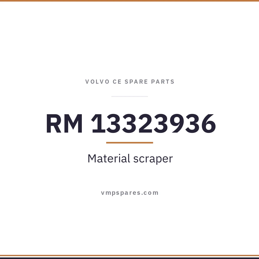 RM 13323936 – Material scraper