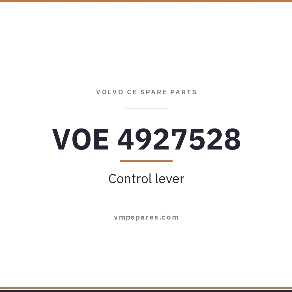 VOE 4927528 – Control lever