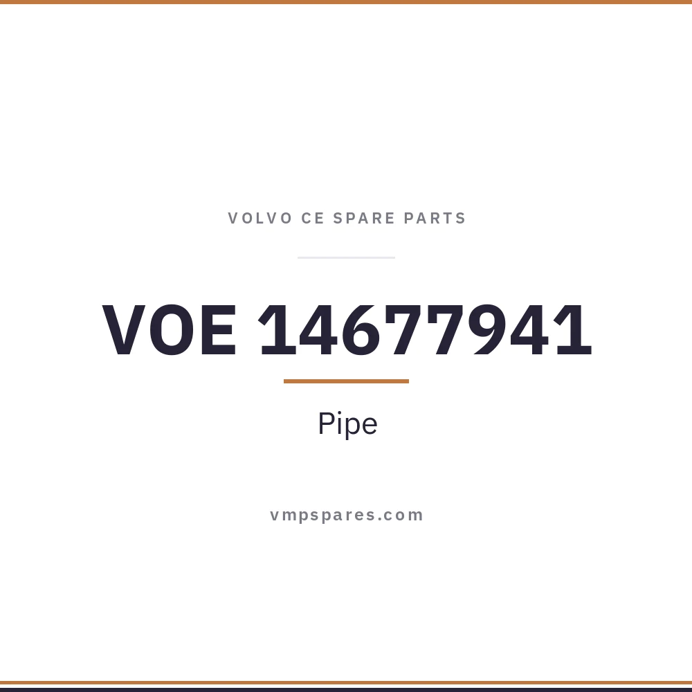 VOE 14677941 – Pipe