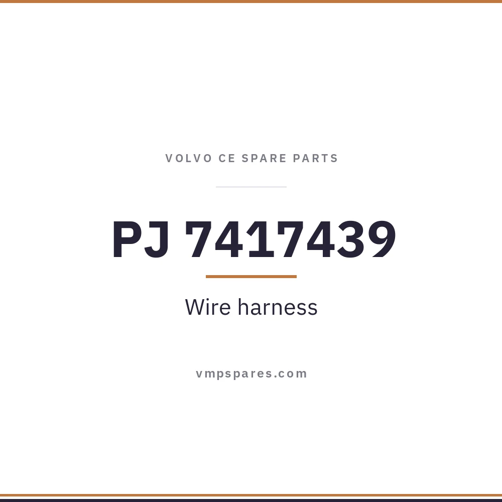 PJ 7417439 – Wire harness