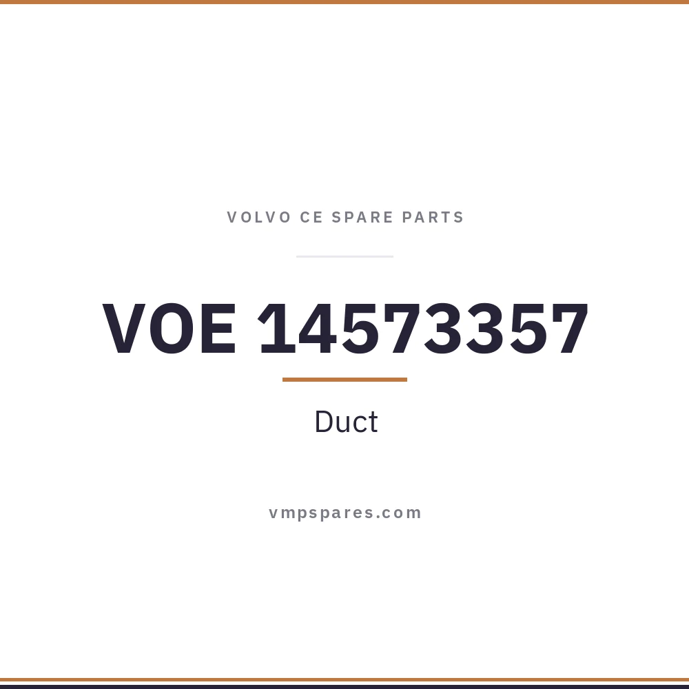 VOE 14573357 – Duct